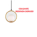 [LAMP-506] LAMPARA COLGANTE ESFERICA REDONDA DORADO (IL010732)