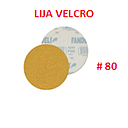 [LIJA-400] LIJA DE DISCO # 80 VELCRO