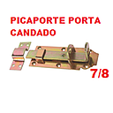 [PICAPORTE-131] PICAPORTE ZINC PORTA CANDADO 5/ 7