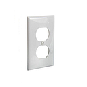 [PLACA-005] PLACA PLASTICA BLANCA PARA TOMA