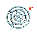 [REJILLA-568] REJILLA -TAPA REDONDA DE 6"