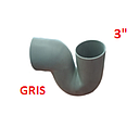 [S3G] SIFON 75 MM GRIS / PLOMO