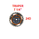 [SIERR-011] DISCO SIERRA CIRCULAR 7 1/4" X 24D X 5/8" TRUPER