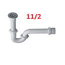 [SIFON-030] SIFON 11/2 COMPLETO PARA FREGADERO BLANCO FV  (E246.09.01 DHBLC)