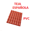 [TEJA-080] TEJA ESPAÑOLA PVC 4.16 MT X 1.05 NARANJA