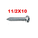 [TOAU-037] TOAU-11/2X10     TORNILLO AUTOROSCABLE