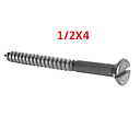 [TOMA-001] TOMA-1/2X4      TORNILLO MADERA