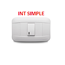 [VP-001] INTERRUPTOR VETO PLATA BLANCO / 1 SERVICIO