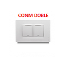 [VPR-005] CONMUTADOR VETO PREMIUN BLANCO / 2 SERVICIO