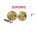 [CORTINA-070] SOPORTE ABIERTO PARA CORTINA 1" DE PARED (UN PAR)