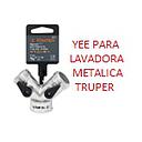 [VALVULA-070] YEE CONECTOR LAVADORA METALICO TRUPER