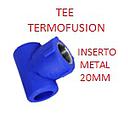 [TERMOFUSION-325] TEE INSERTO METAL. CENTRAL HEMBRA TERMOFUSION 20MM