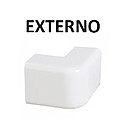 [CANALETA-802] ANGULO CODO CANALETA "EXTERNO" 20X12