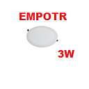 [PANEL-046] PANEL EMPOTR REDONDO LUZ BLANCA 3W LAMPARA (IL040403)